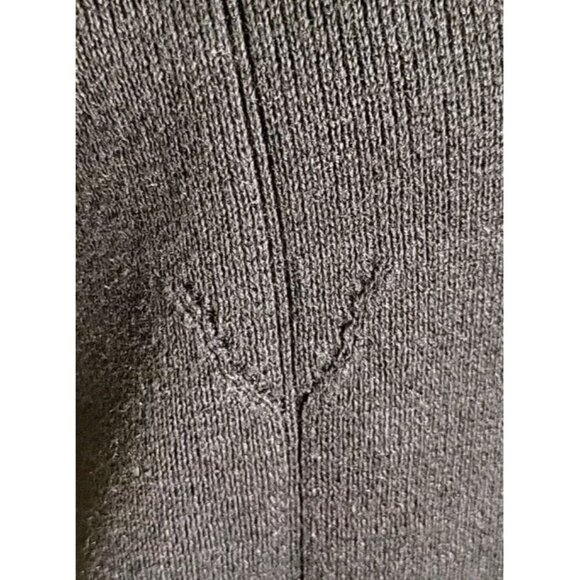 Bice Womens Black Cardigan V Neck Sweater Large Ramie Cotton - Picture 3 of 12